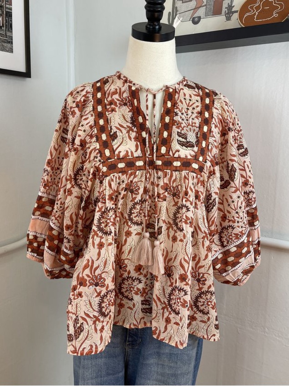 Cleobella boho blouse